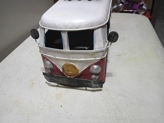 1967 Volkswagen Bus. With Surf Boards On Top