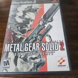 Metal Gear Solid 2: Sons Of Liberty (PS2)