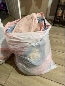 Bag of toddler girl clothes