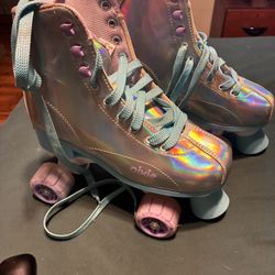 Pixie Holograph Color Changing Roller Skates (size 3-6)