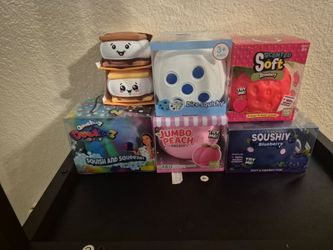 Jumbo scented squishies the two s'mores are $10 each check out my page for more variety of squishies
