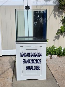 60 Gal Cube Reef Ready Fish Tank Nov 27-Jan 2 Free delivery to the front of your home in the five borough