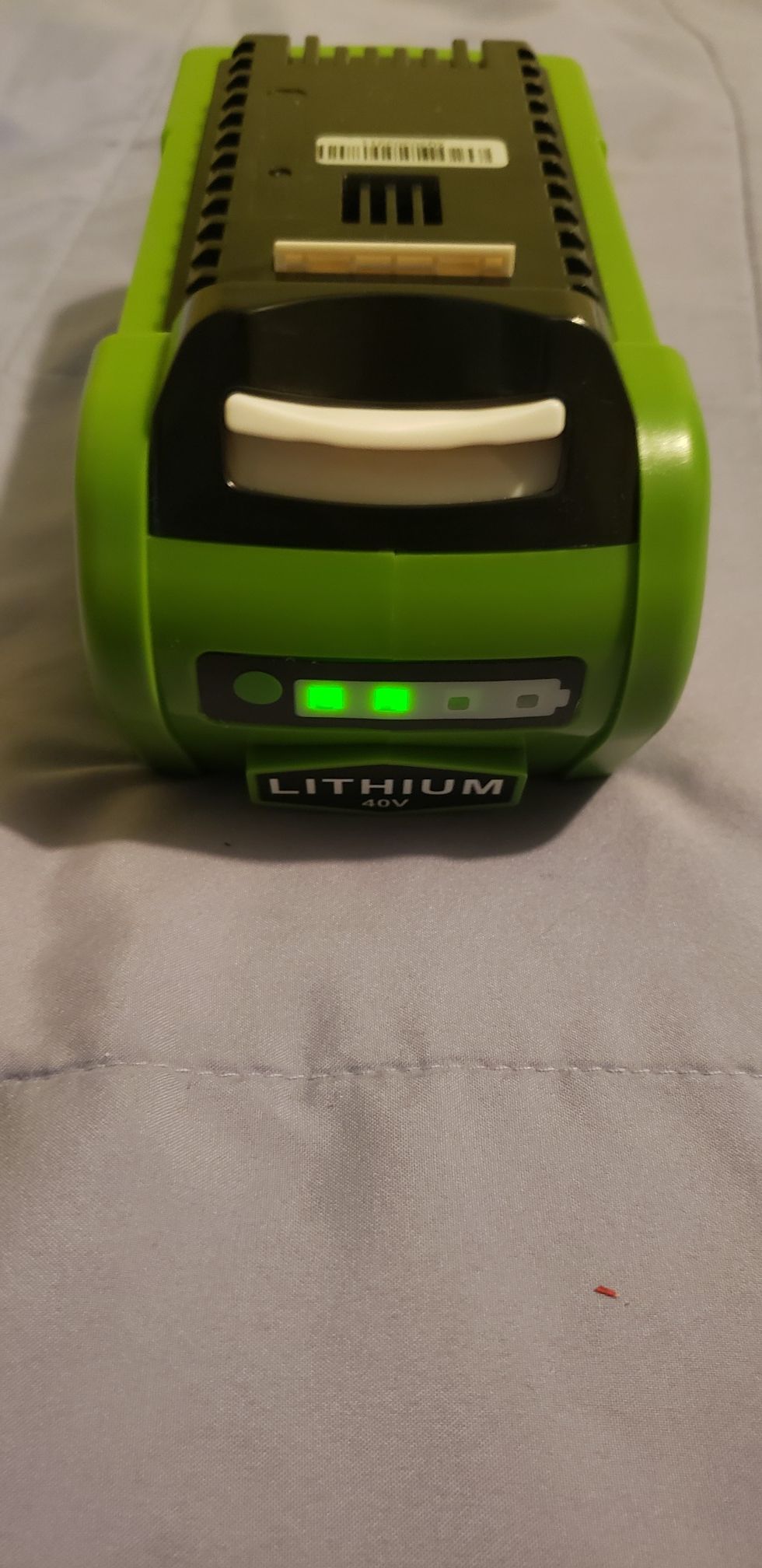 40 volts battery