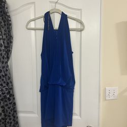 Cache Dress Size 6 Royal Blue
