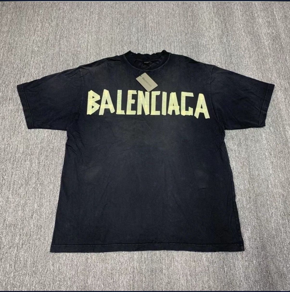 Balenciaga Taped Logo T Shirt (oversized)