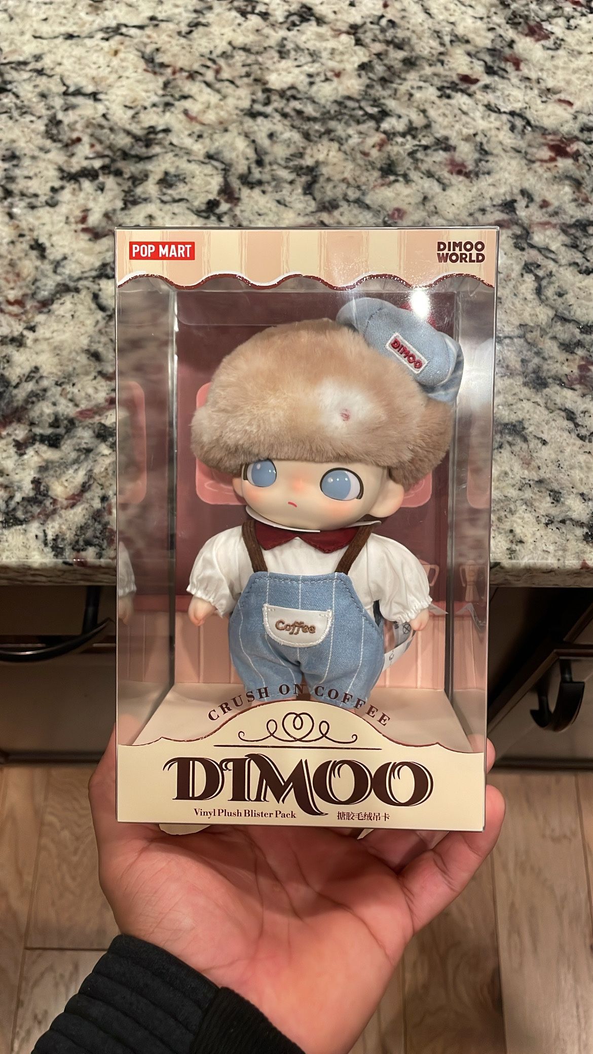 Dimoo Crush On Coffee Plush Pendant