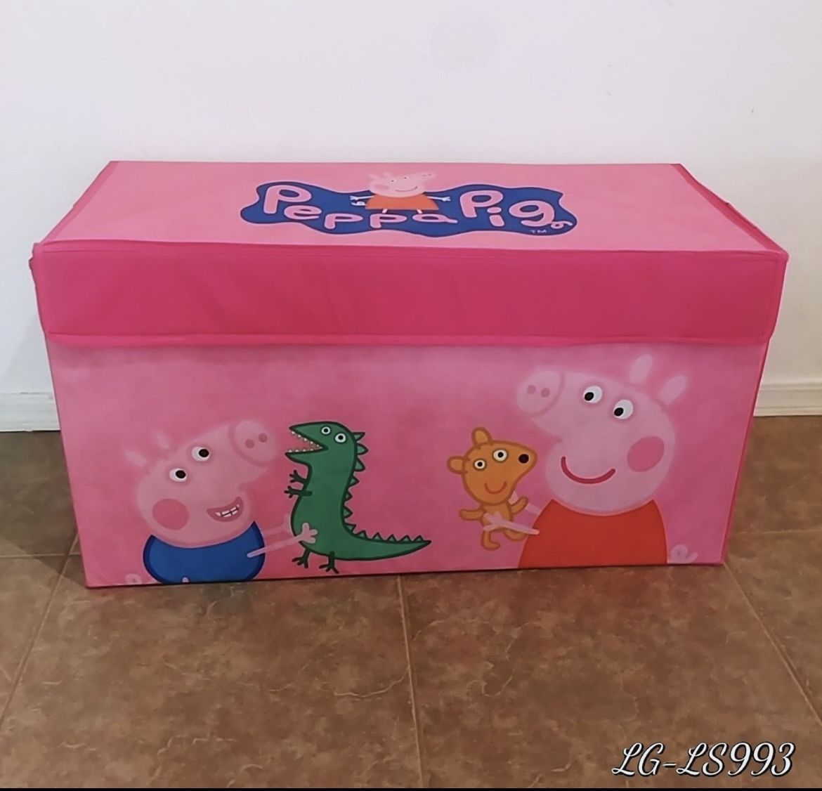 Peppa pig collapsible storage trunk.