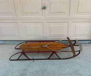 Vintage Genuine Flexible Flyer Sled No. 51J Made in USA 1960's Brand: Likely produced by S.L. Allen & Co. in Philadelphia.Details: The sled includes a