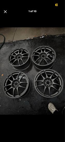 5x 100 wheels 18x7.5
