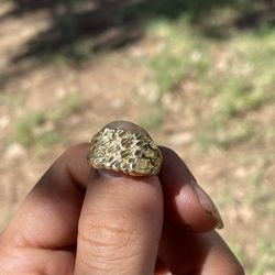 Gold Nugget Ring 10k 