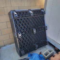 48 X 40 Heavy Duty Black Nestable Stackable Pallets