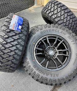 New 17" Ford F-150 Wheels 6x135 Off-road Tires TPMS Included 