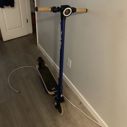 Blue Electric Scooter