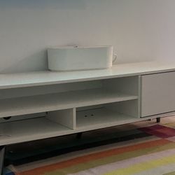 White TV Stand 