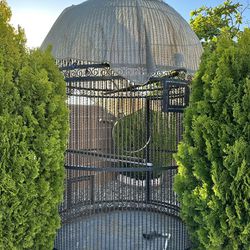 Beautiful Large Bird Cage Metal - Heavy 5 by 8