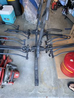 Bike Rack With The Hitch 