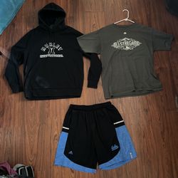 Men’s Hurley Hoodie Shirt & Shorts Size L