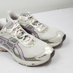 ASICS Gel Equation 2 Womens White Pink Running Sneakers Shoes Size 8.5