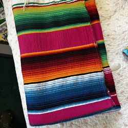 MEXICAN SERAPE BLANKET NEW! $40