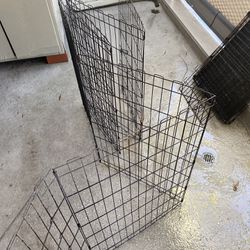 Dog Crate And Sectional 