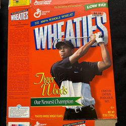 Three Tiger Woods Wheaties Boxes for one price