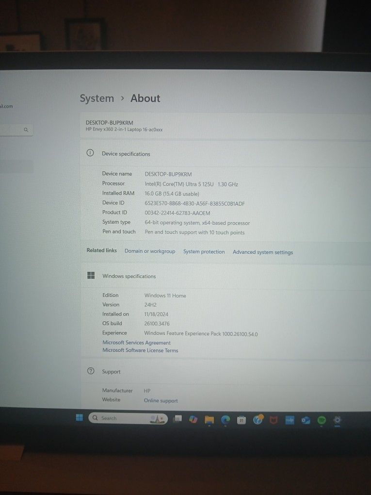 HP ENVY x360 Laptop 16 Inch 2 In 1 Foldable