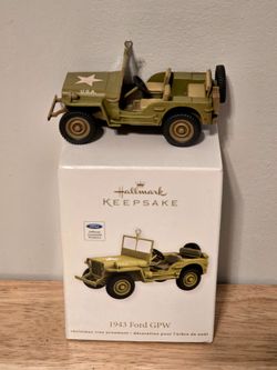 Vintage Hallmark 1943 Ford GPW Ornament