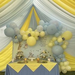 Balloons, garlands, Backdrops 