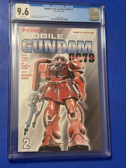 Mobile Suit Gundam 0079 #2 CGC 9.6 1st Appearance Sydney Sweeney Viz Comic 1999