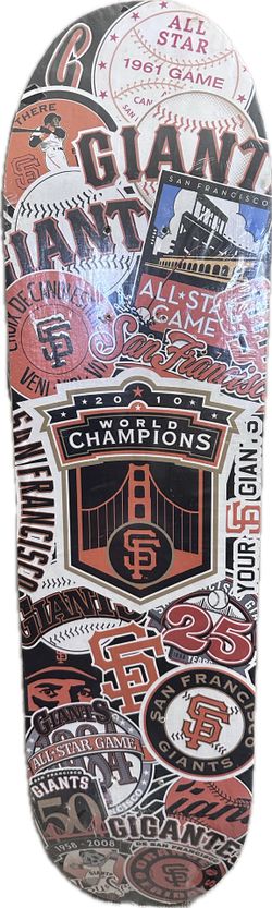 2010 World Champions San Francisco Giants Skateboard
