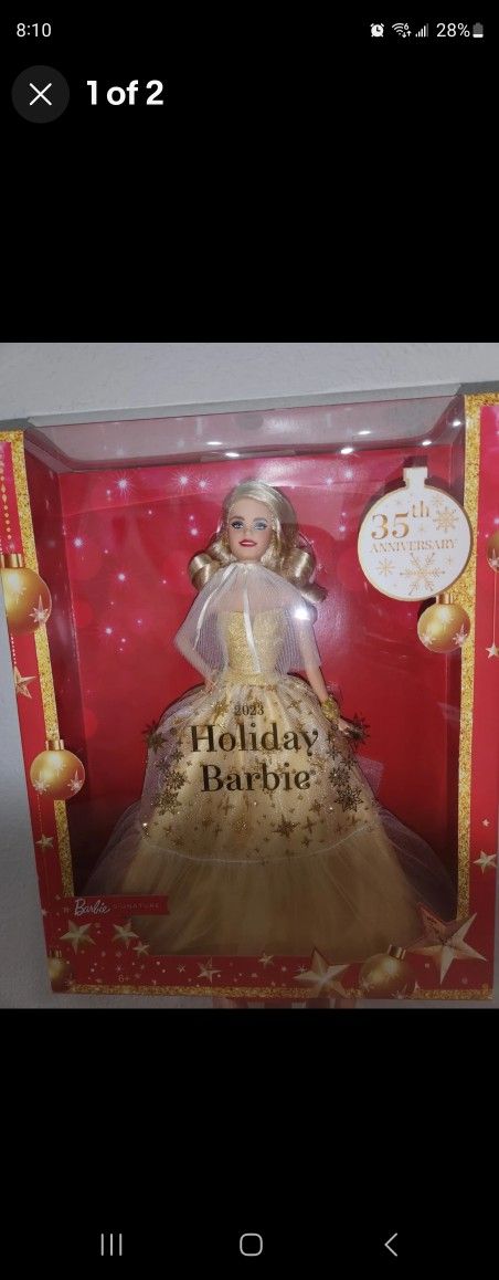 Barbie Holiday Collector 35th Anniversary 