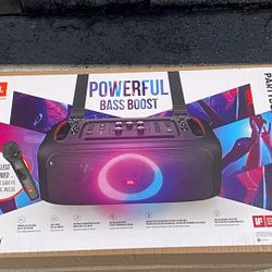 JBL PartyBox On-The-Go Essential - Portable Party Speaker with Built-in Lights  Brand New 