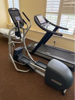 Like new Precor EFX commercial-grade Elliptical and Technogym commercial treadmill - can deliver / install