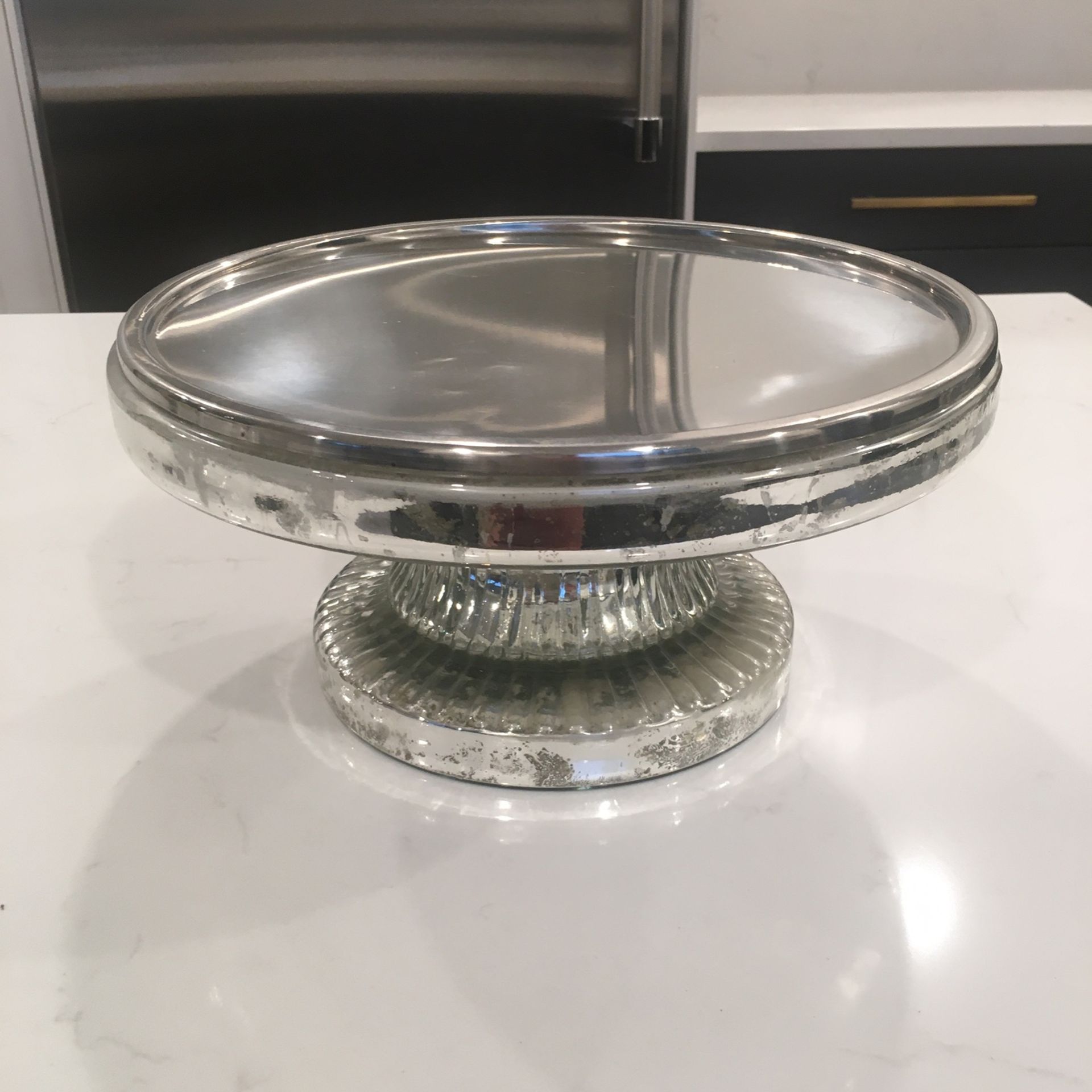 Mercury Glass Cake Stand
