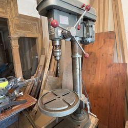 Drill Press And Metal Stand