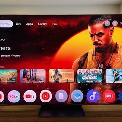 2024 Qled TCL 65 Inch Smart Tv 4k UHD 