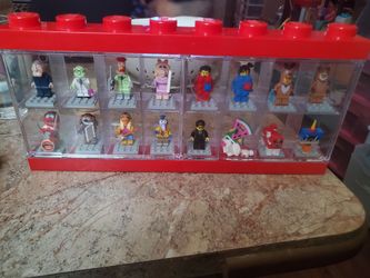 Muppets & legos figure and display case