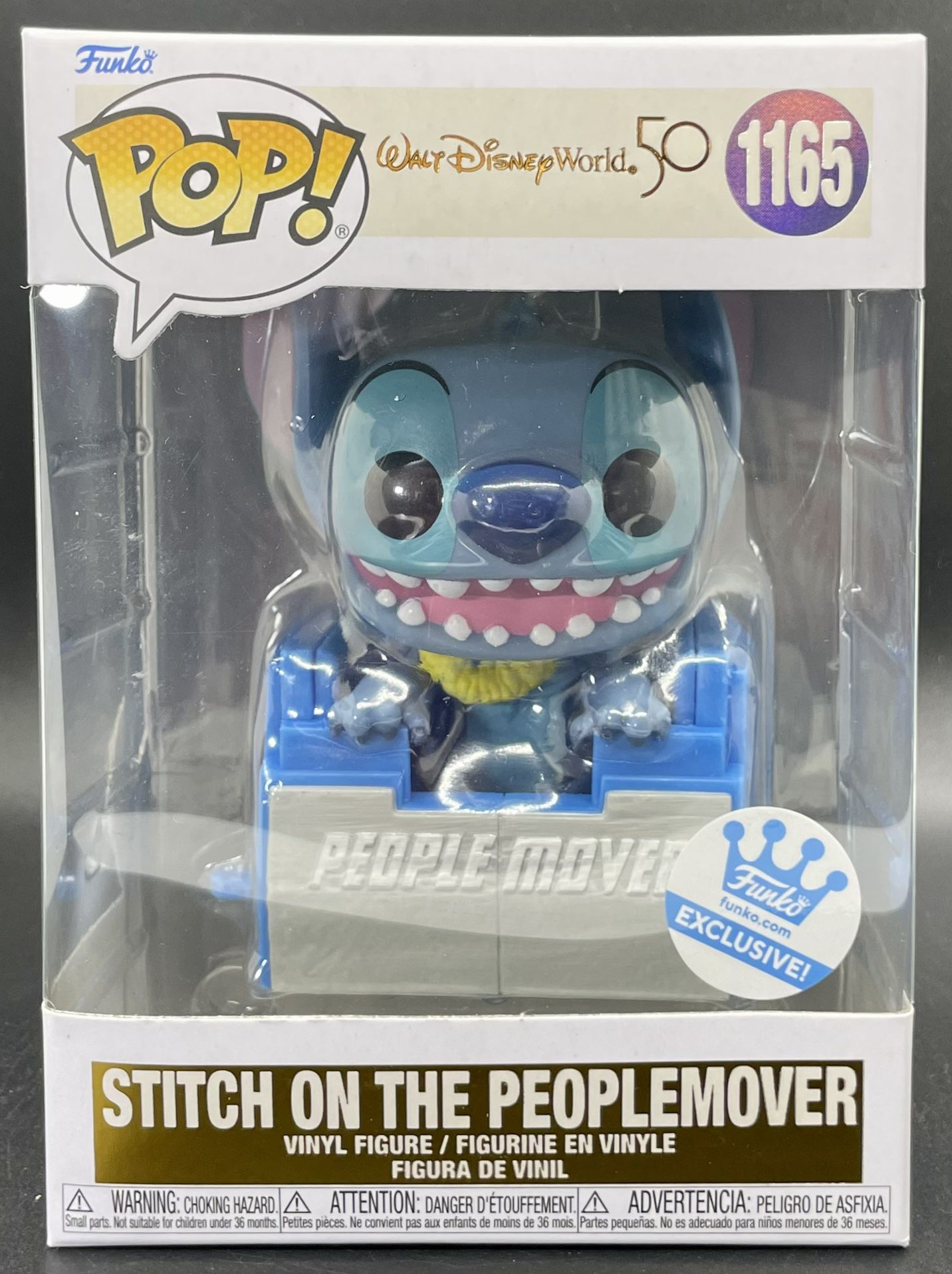 Stitch On Peoplemover Funko Pop shop exclusive