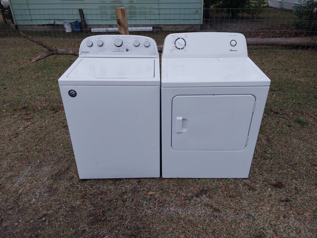 Whirlpool Cabrio Washer And Amana Dryer Set