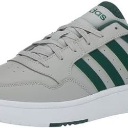 Men’s Adidas Hoops 3.0 in Green/Gray