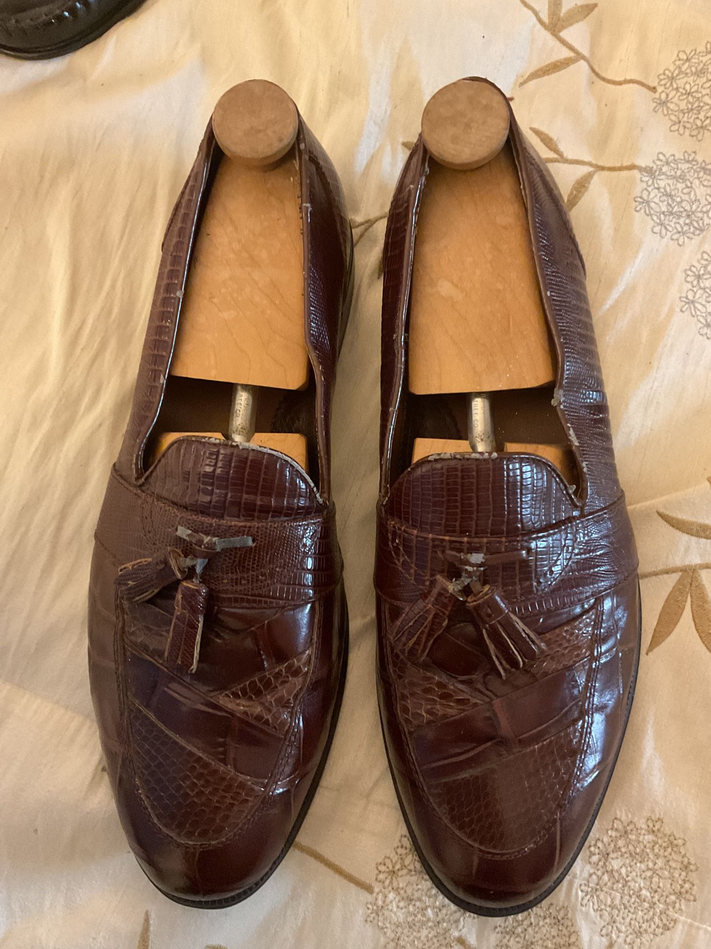 Stacy Adams Genuine Snake Skin Designer Shoes
