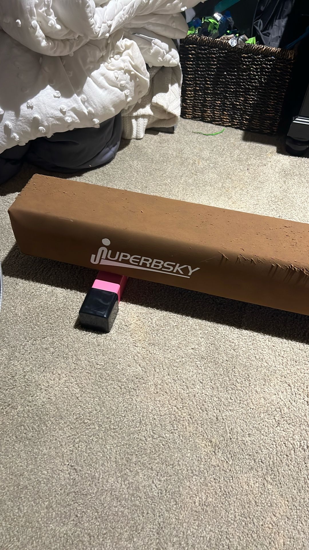 Solid 8ft balance beam