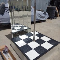 Dance & Exercise Stage & Pole with Lights 