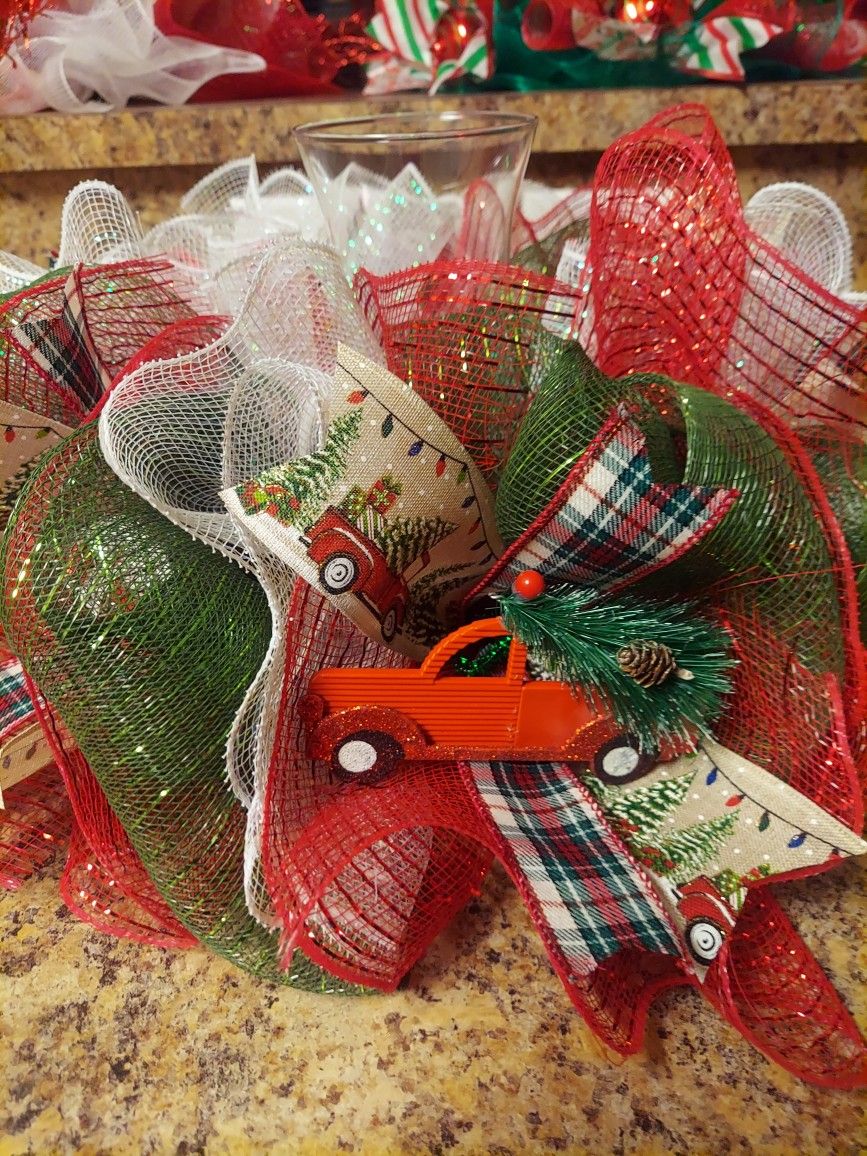 Red Truck Centerpiece