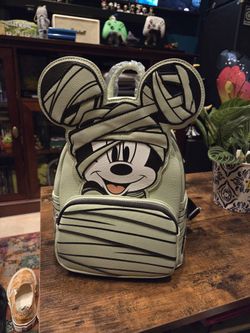 Loungefly Disney Mummy Mickey Glow Cosplay Mini Backpack