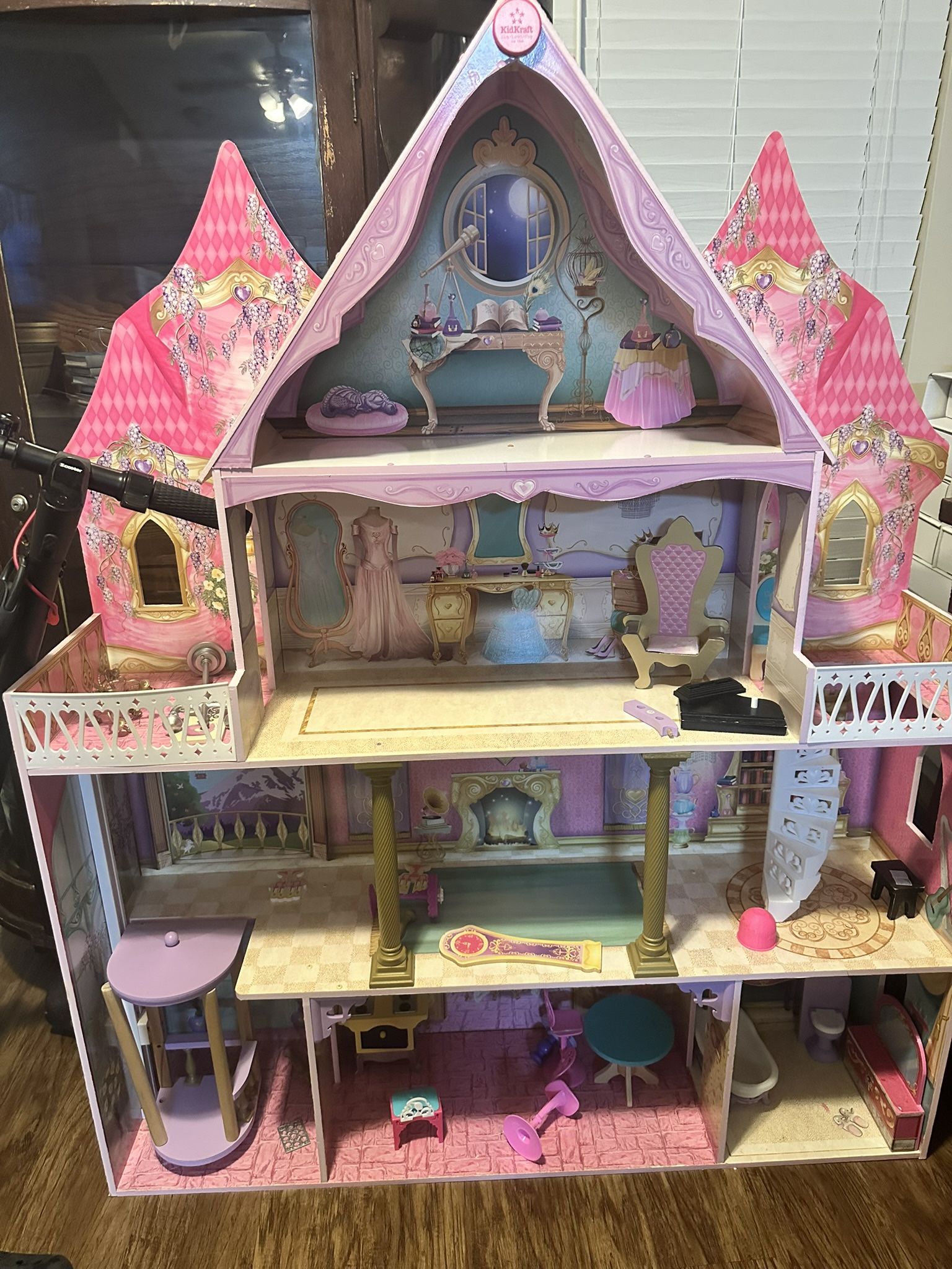 KidKraft's Enchanted Princess Wooden Dollhouse
