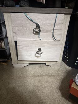 Queen Bed Frame , Night Stand And Dresser 