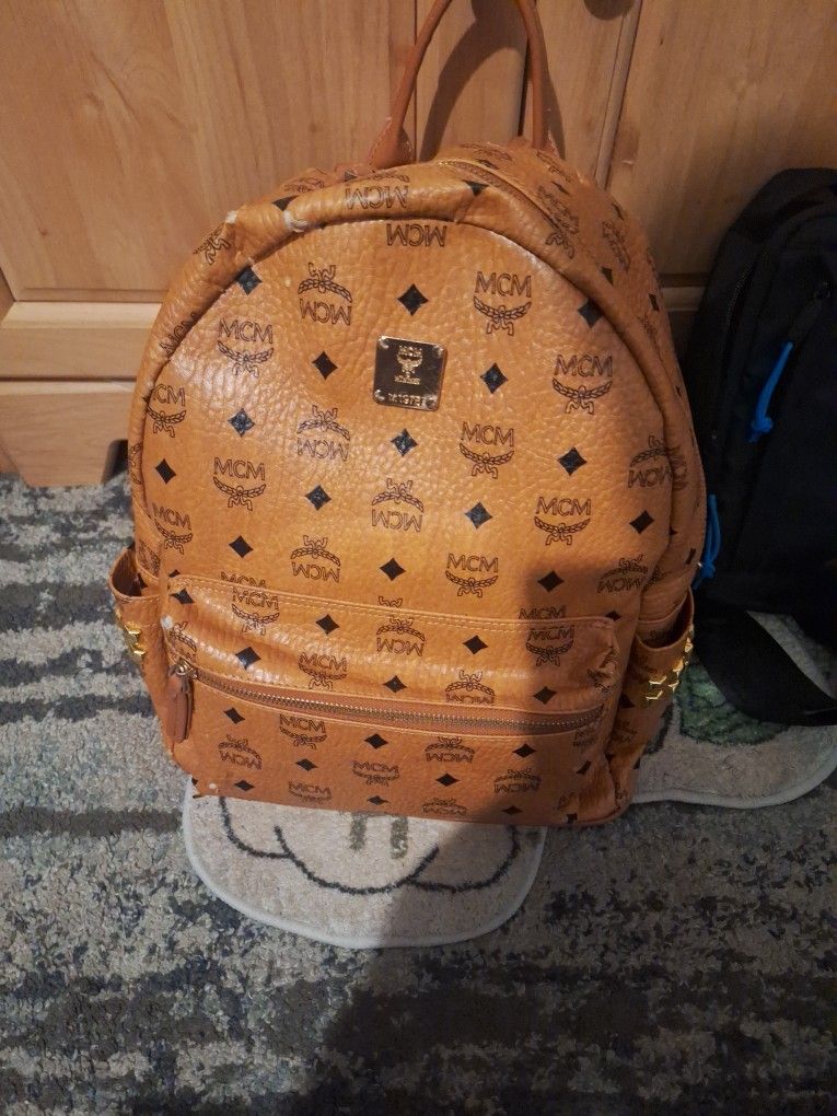 Mcm Stud Backpack