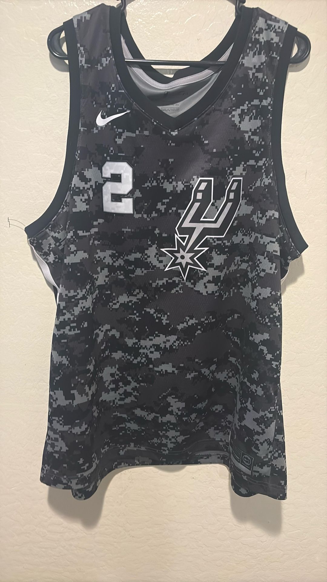 Nike Kawhi Leonard Spurs Camouflage Jersey XXL