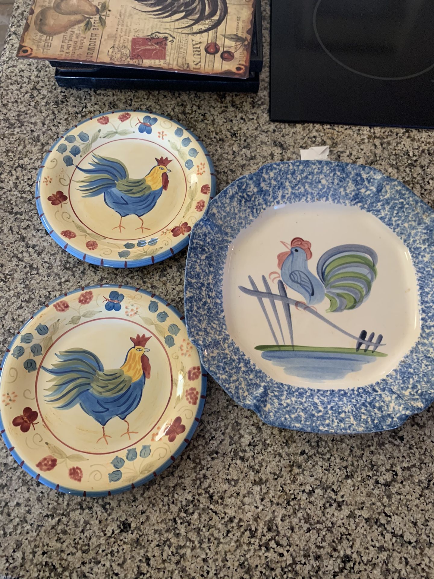 Rooster Plates